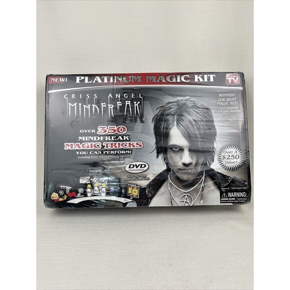 Criss Angel Mindfreak Platinum Magic Kit w/DVD 350 Tricks | NEW & SEALED - Picture 1 of 11